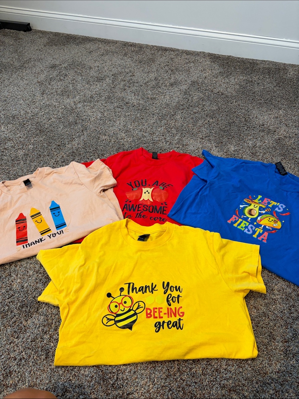 Women’s  set of 4 tees - teacher appreciation week